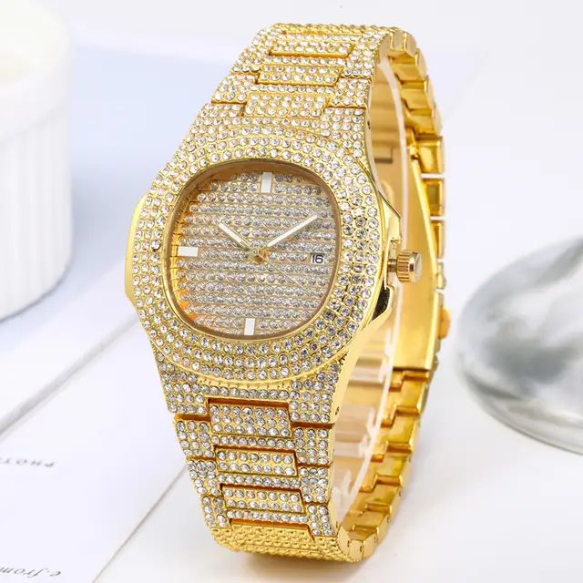 New Gold Plated Wristwatch Female