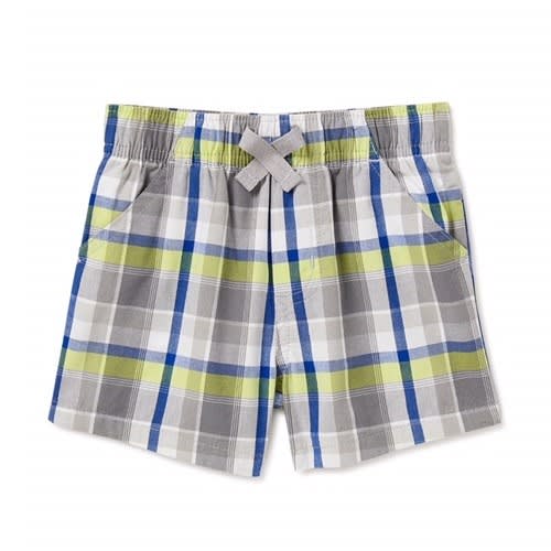 Baby Boys Plaid Woven Shorts Knicker