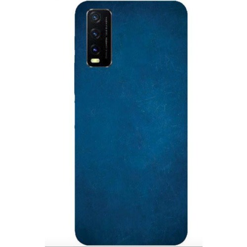 Silicon Back Case For Vivo Y20 - Blue