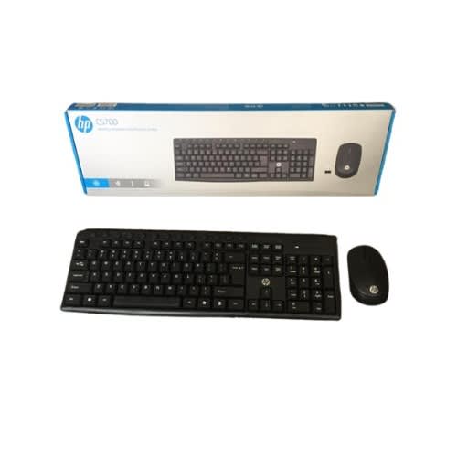 Hp Cs700 Wireless Keyboard And Mouse Combo With A Free Mouse Pad