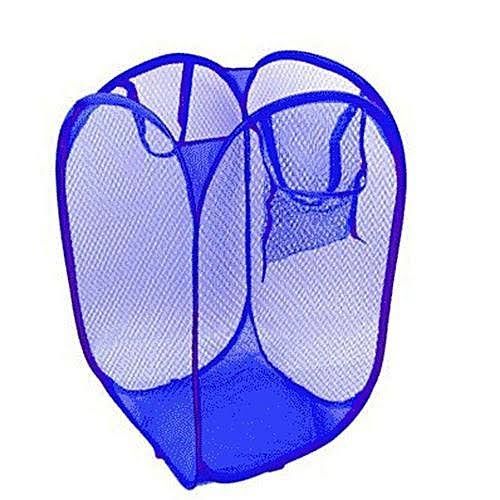 Foldable Laundry Basket - Blue