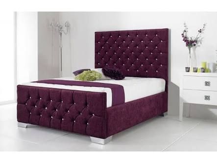 NEW 6&times;6 SOFA BED FRAME--PURPLE  (Delivery Only To Lagos Customers)