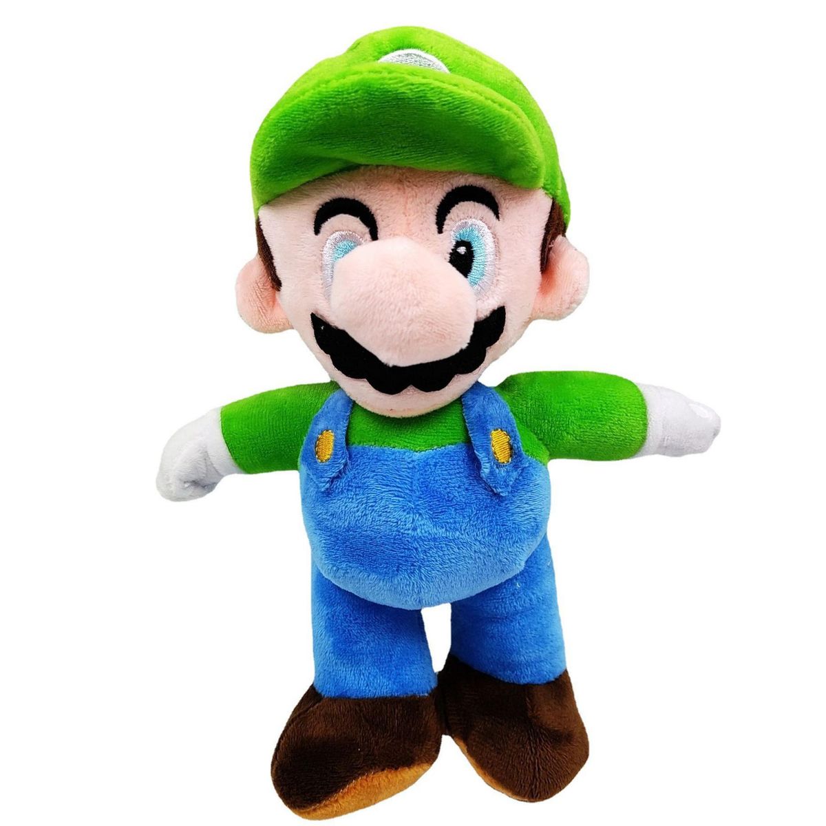 25cm Super Mario Bros Luigi Plush Doll Anime Peripherals Game Figures Decoration Children's Soft Stuffed Toys Birthday Gifts