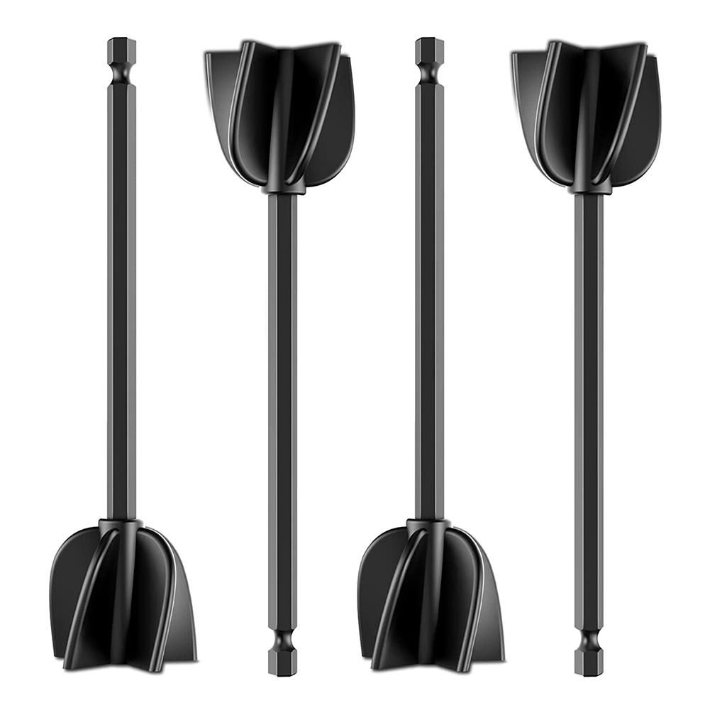 Resin Mixer Paddles, Epoxy Mixer Attachment for Powerful Mixing, Reusable Paint Mixer, Paint Stirrer Drill Attachment A