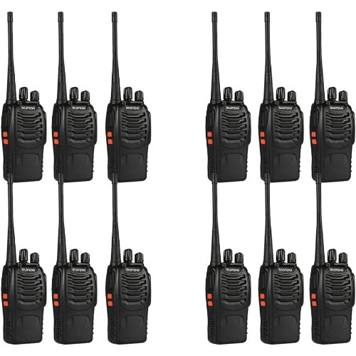 Two-way Radio Bf-888s Walkie Talkie Uhf 5w 16ch - 12pcs