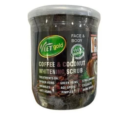 Veet Gold Coffee And Coconut Whitening Skin Treatment Scrub - 450g