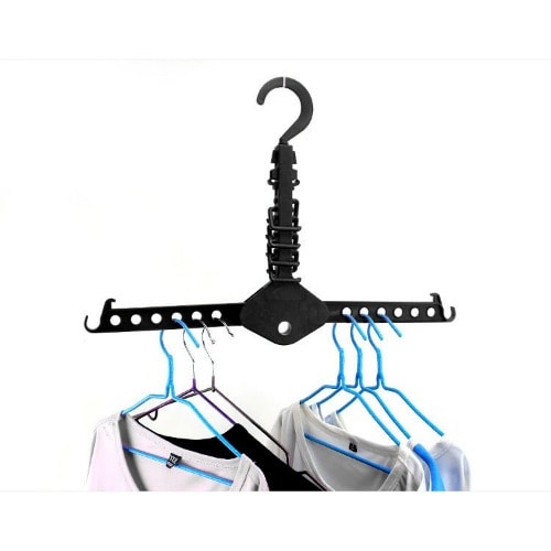 360 Degree Clothes Hanger With Hooks Space