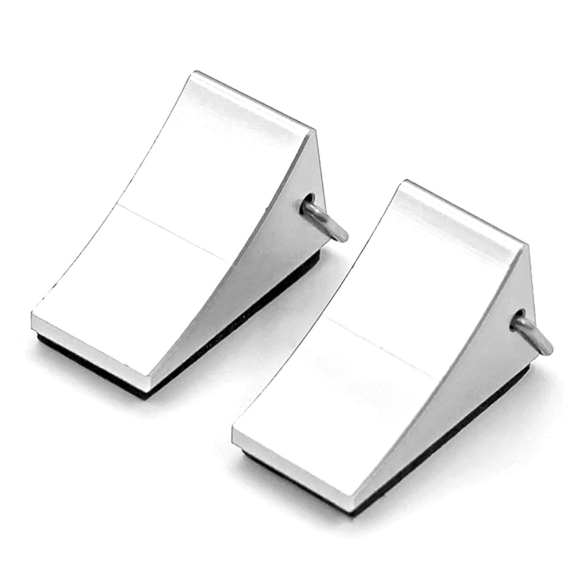 Aluminum Alloy Wheel Chock 2Pcs Rc Car Fix Block For 1/14