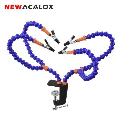 Multi Soldering Helping Hand Third Hand Tool With 4PCS Flexible Arms Soldeirng Station Holder For PCB Welding Repair