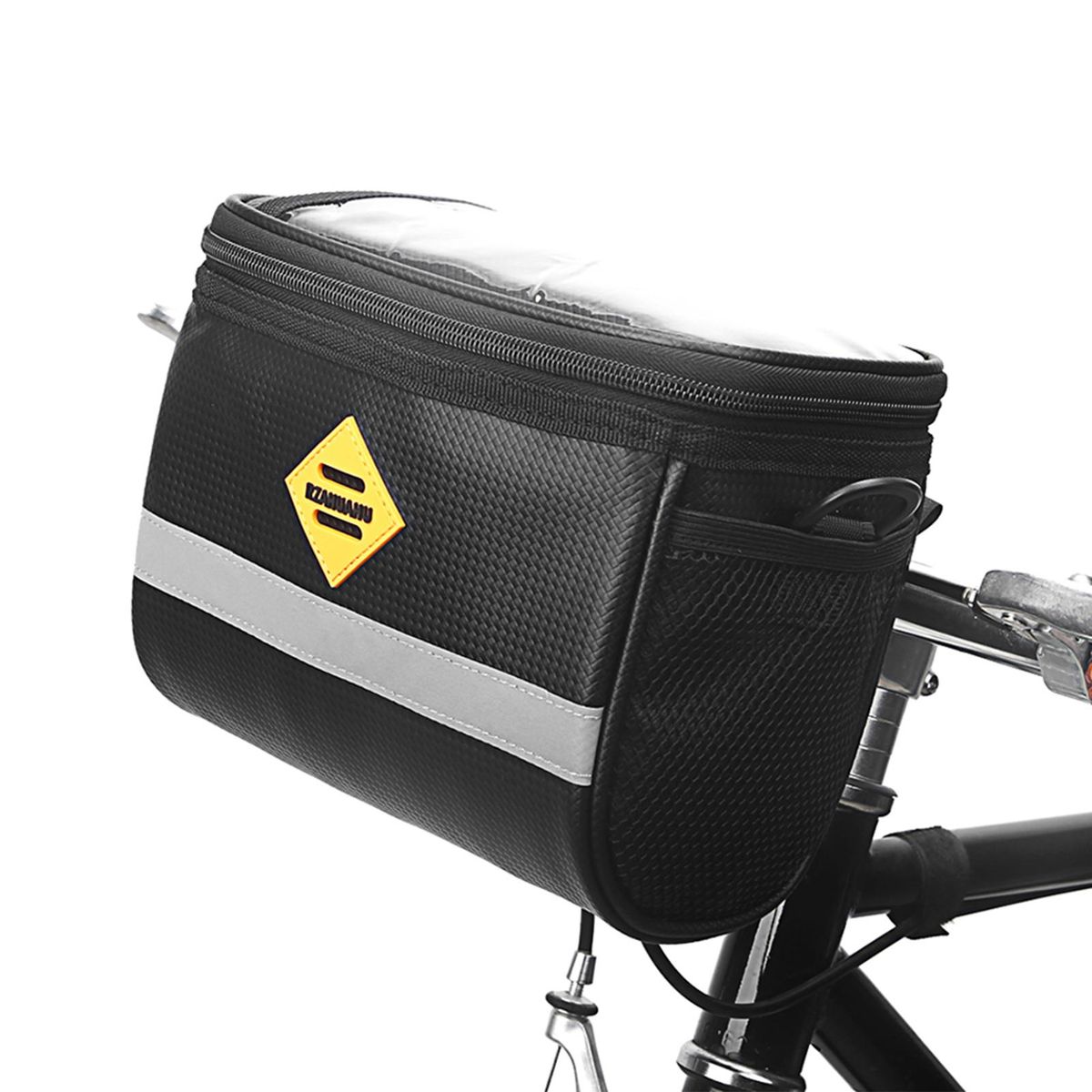 Insulated Bicycle Handlebar Cooler Bag Waterproof MTB Bike Cycling Handlebar Basket Front Bag Pannier Shoulder Bag
