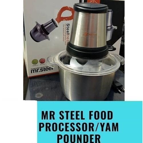 Electric Food Processor ,yam Pounder & Meat Grinder 3l