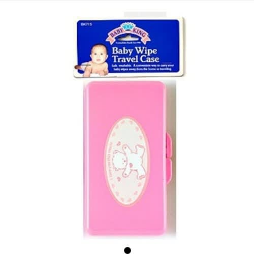 Travel Wipes Case - Pink