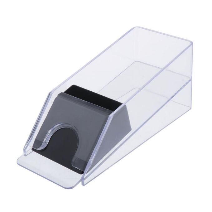 Plastic Blackjack Dealing Shoe, Holds 1-4 Decks Casino Game White