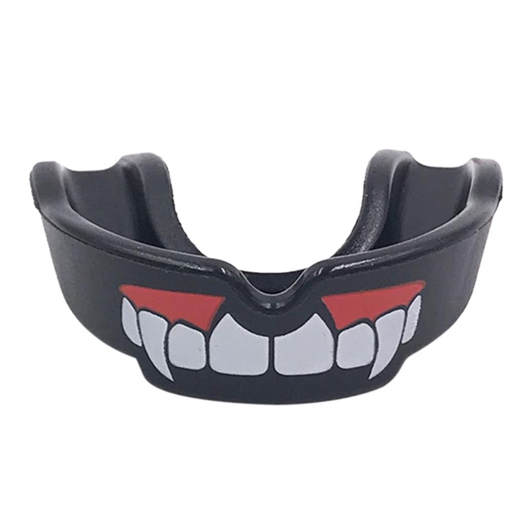 Adults Boxing Mouth Guard Taekwondo MMA Teeth Protector Black