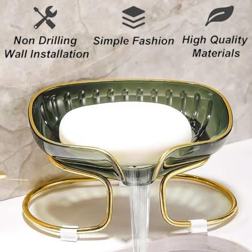 Luxury Design Soap Storage Rack - Green