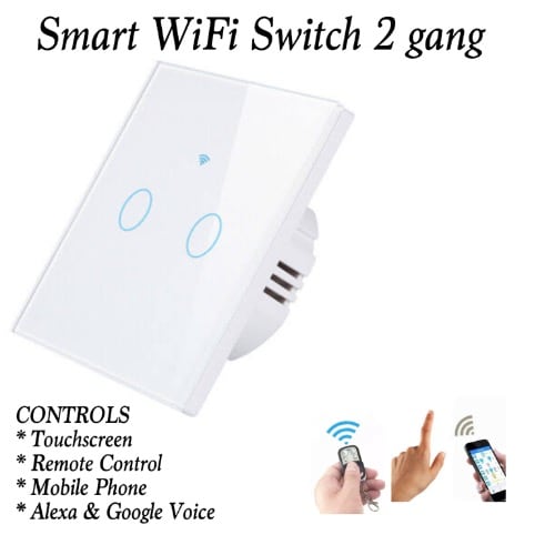 Wifi Smart 2 Gang Home Automation Switch
