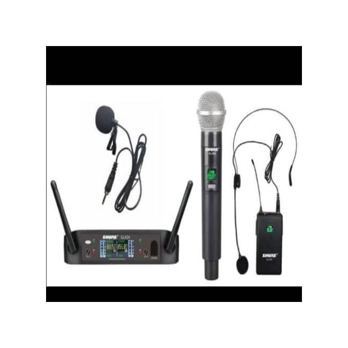 GLX-D4 Wireless Lavalier & Handed Microphone System UHF