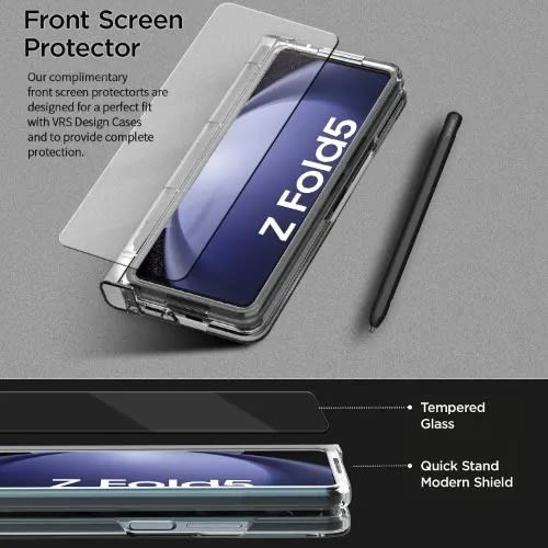 Slim S Pen Case With Adapter For Samsung Galaxy Z Fold 5 - Graphite
