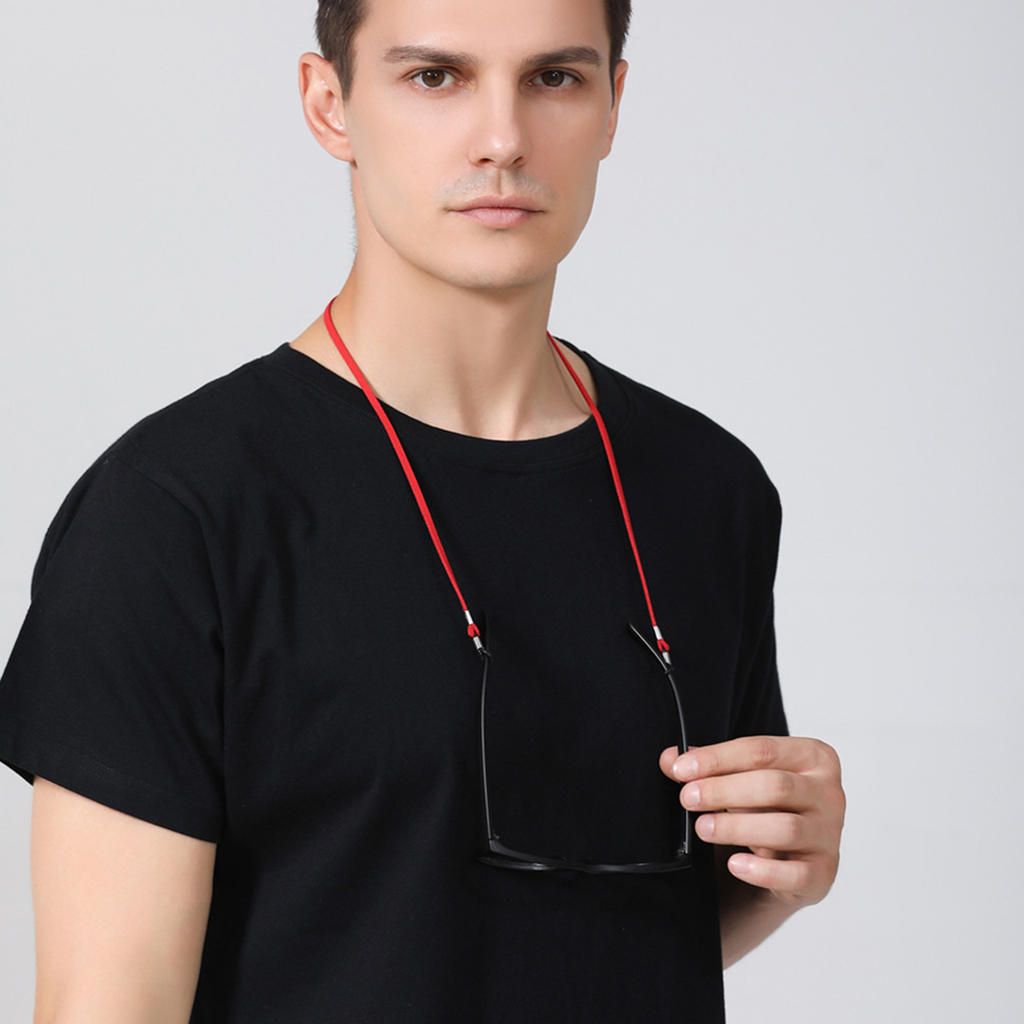 Glasses Strap Sports Eye Glasses Strings Rope Eyewear Retainer Men Red