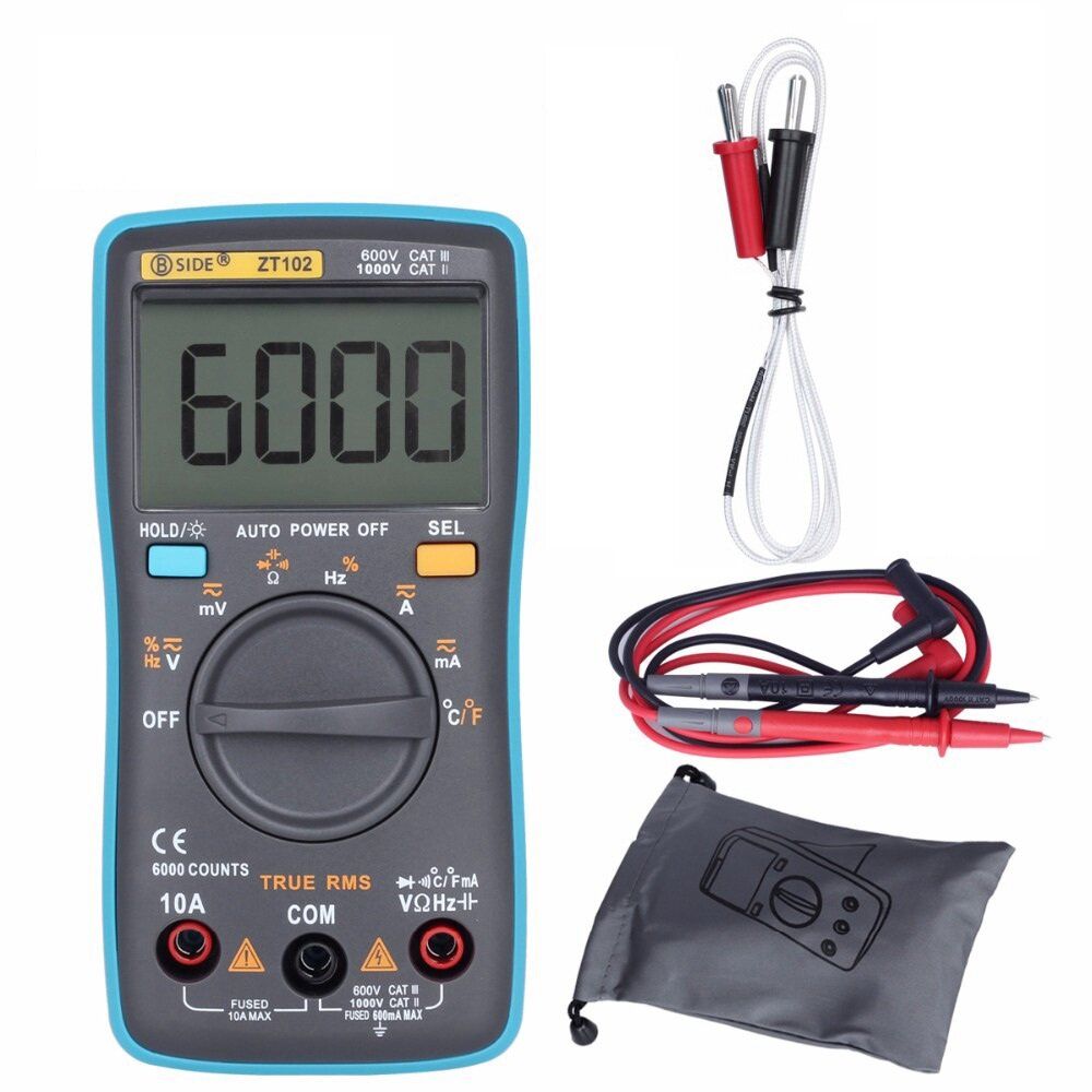 ZT102 Ture RMS Digital Multimeter AC/DC Voltage Current
