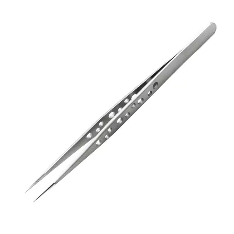Stainless Steel Tweezers Curved And Straight Pointed Tip For Phone PC Semiconductor Watch Fixing Anti-Rust Anti-static Retailsal-straight