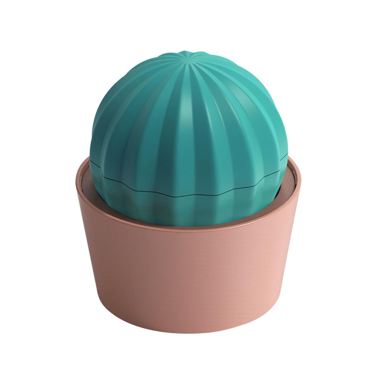 1 Set Pet Bath Brush Cactus Ball Shape Pet Cat Dog Shampoo Bathing Comb Green