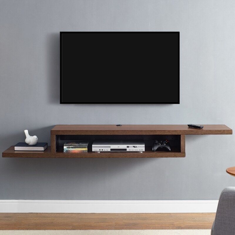 Vidalia Tv DVD Floating Wall Shelf TV Stand