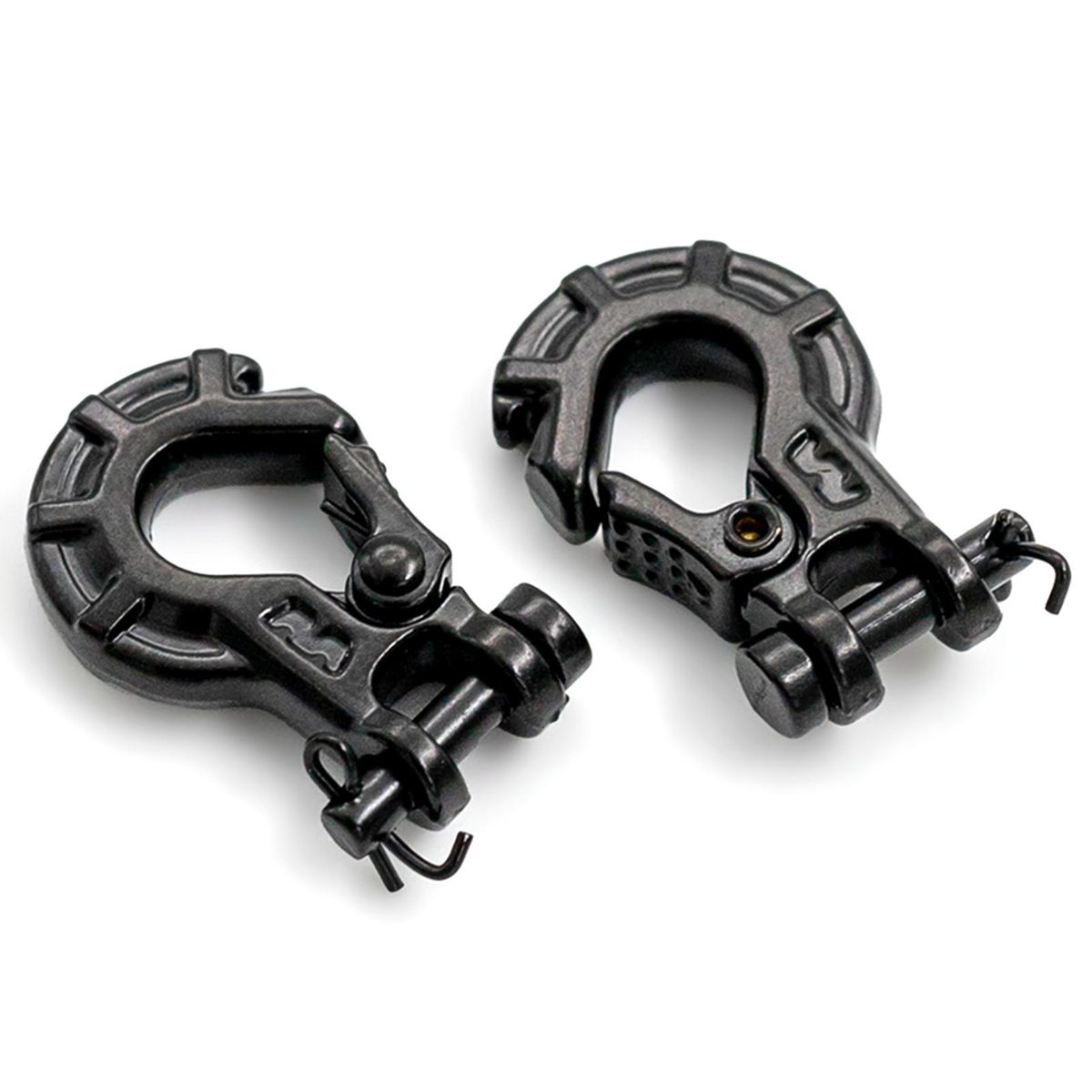 Remote Control Trailer Hook, 2PCS Durable Metal Winch Hook Trailer Hook Replacement for 1/10 TRAX4 Axial SCX10 90046 90047 RR10 Car Model Accessories