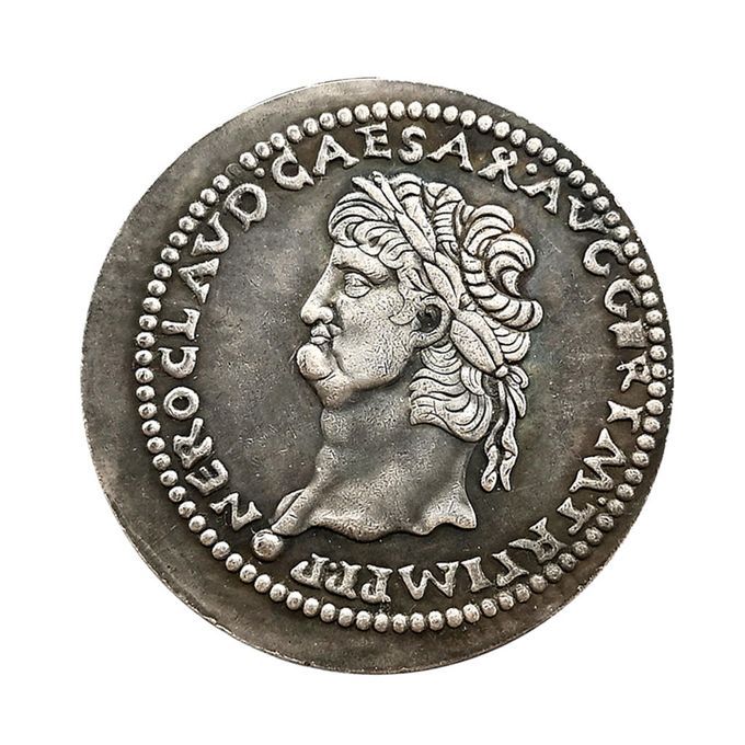 Roman Julius Caesar Challenge Coins Finger Double Sided Coins