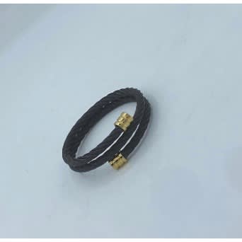 Black Men's Link Bracelet