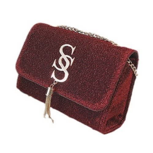 Ladies Shoulder Bag - Wine