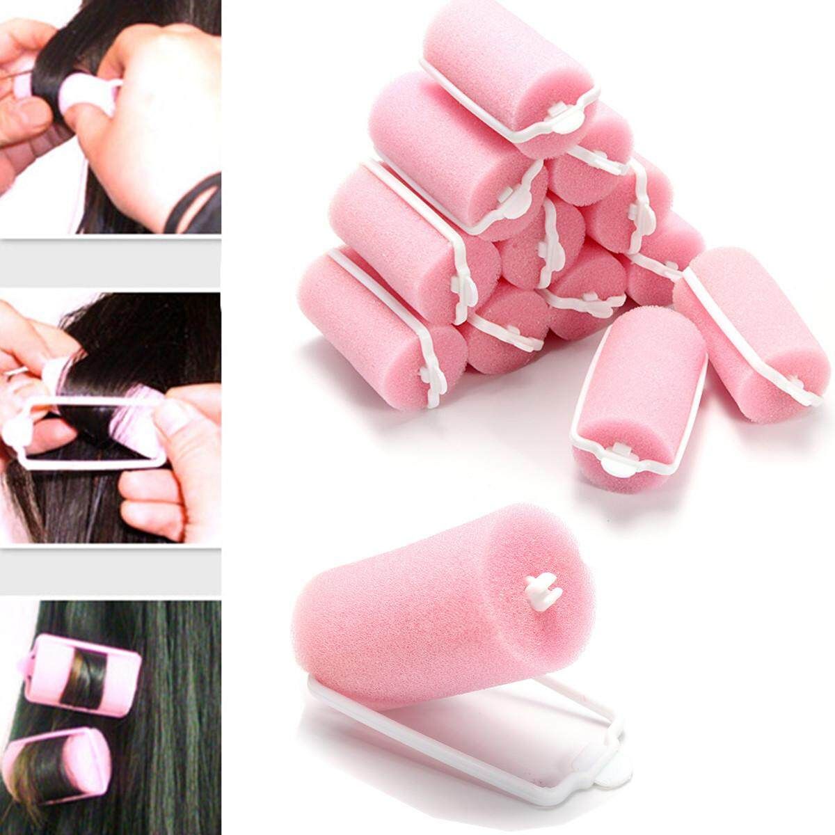 12X Magic Sponge Foam Cushion Hair Styling Rollers Curlers Barber Benders Tool