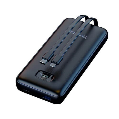 Power Bank With Built-in Led Display Type-c And Cable - Lc5 - 20000mAh - 20W