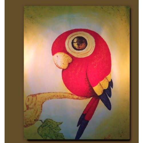 Wall Art Painting - Ready To Hang - Parrot
