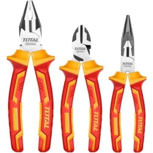 Insulated Pliers Set with Two Color Handle - Tht2k0302 - 3pcs