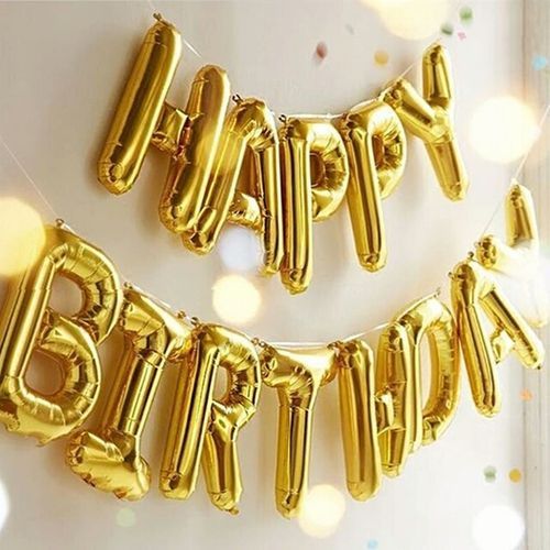 WOW! HAPPY BIRTHDAY LETTERS FOIL BALLOON