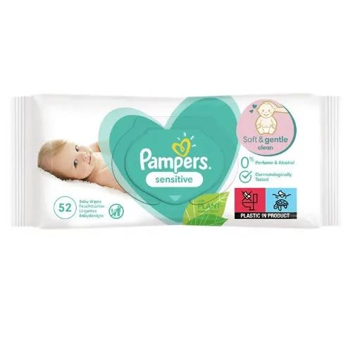 Sensitive Baby Wipes - 52-pieces