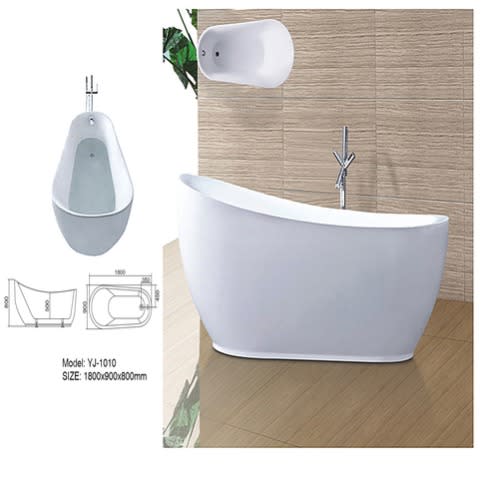 Acrylic Solid Bathtub