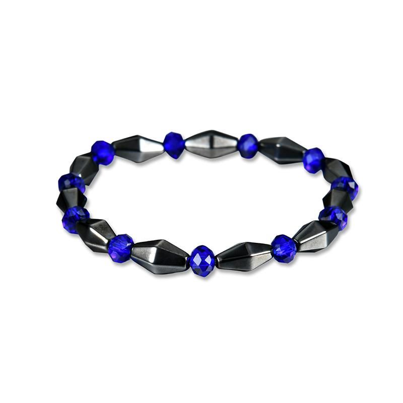 Magnetite Black Gallstone Beaded Bracelet for Women Men Jewe