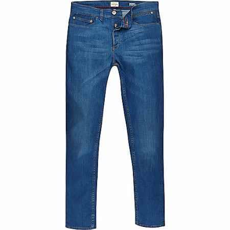 Men's Straight Jeans - Blue
