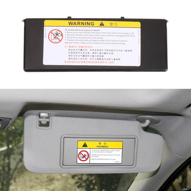 For Peugeot 308 Left-hand Drive Car Sun Visor Makeup Mirror For Peugeot 308 2010-2022 (Black)