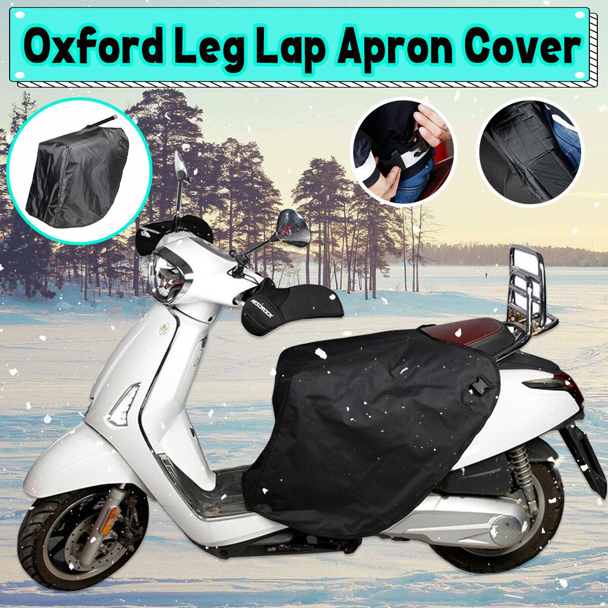 Windproof Waterproof Urban Motorcycle Scooter Moped Leg Apron/Cover Protector