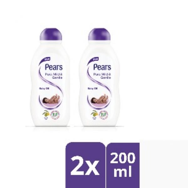 Baby Oil 200ml Twin Pack