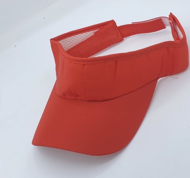 Stylish Unisex Visor Red Hat