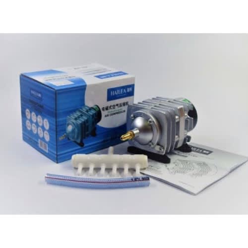 Air Compressor - Pump Plus Air Dividers - Hailea Aco 208 For Catfish Pond And Multipurpose