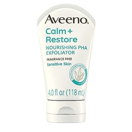 Aveeno Calm + Restore Nourishing Pha Facial Exfoliator -118ml