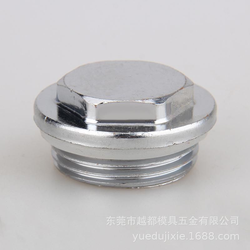 Hexagon Socket Bulkhead Outer Teeth Water Pipe Plug Outer Wire Iron Plug Water Pipe Plug Sealing High-Pressure Oil Pipe Plug