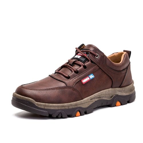 Breathable Walking Oxford Shoes - Brown