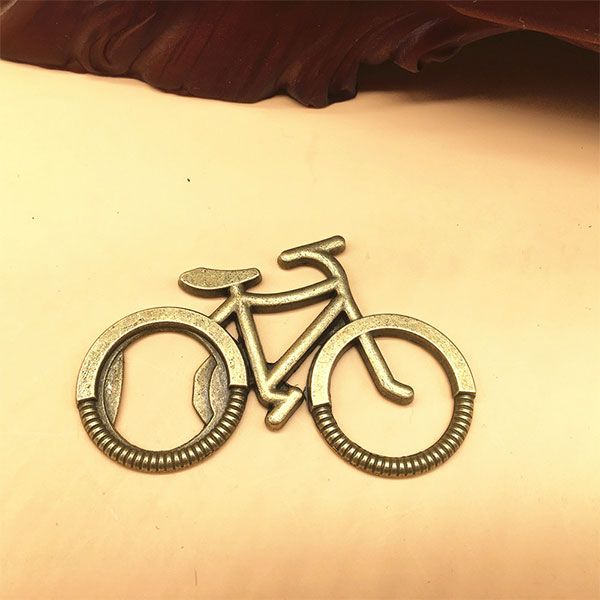 1 Bicycle Creative Key Chain Cute Beer Opener Ring Bicycle Lover Key Bicycle Gift Metal Opener Bottle