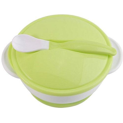 2 In 1 Baby Plastic Plates & Spoon